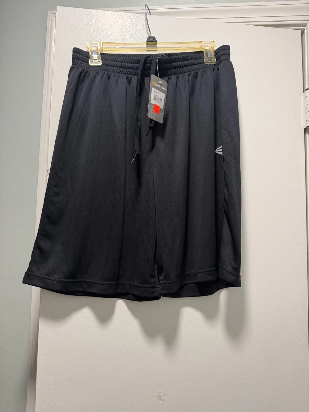Easton Black Men's Athletic Drawstring Shorts